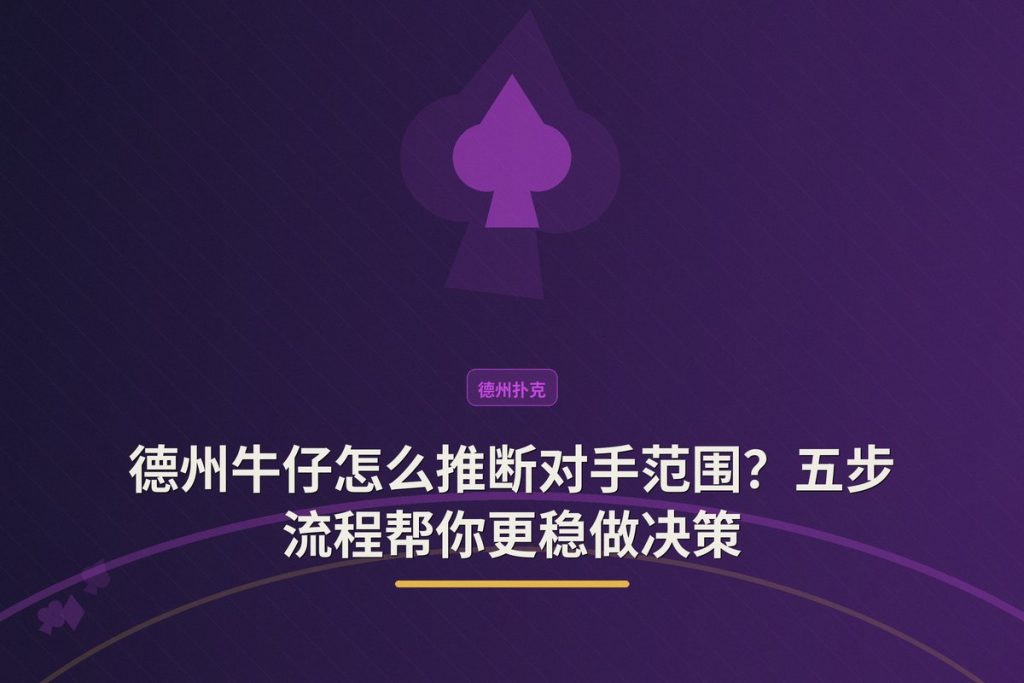 德州牛仔怎么推断对手范围？五步流程帮你更稳做决策