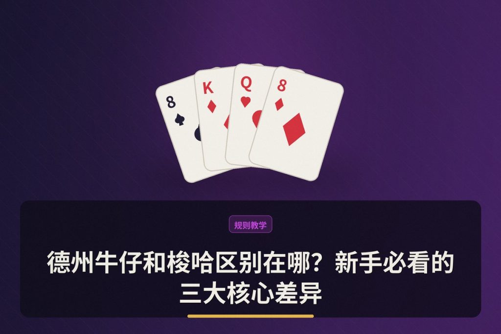 德州牛仔和梭哈区别在哪？新手必看的三大核心差异