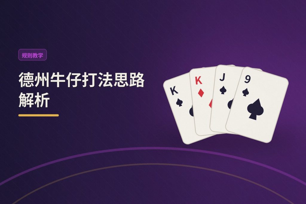 德州牛仔打法思路解析：从新手到进阶的实用技巧