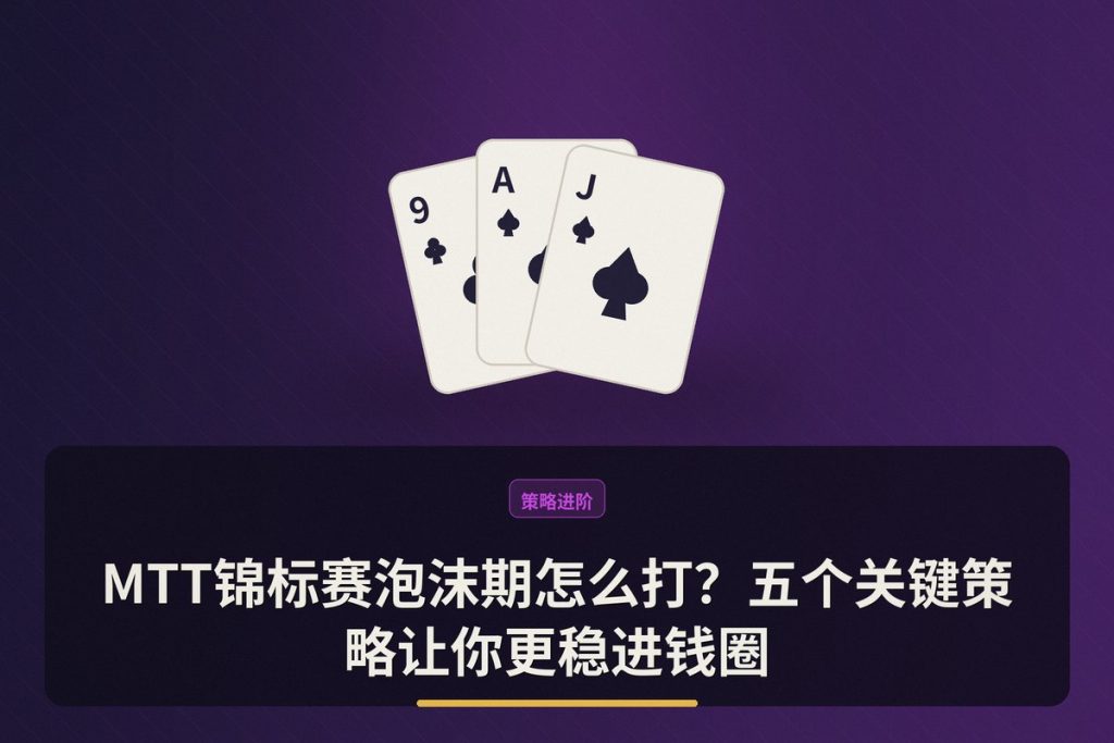 MTT锦标赛泡沫期怎么打？五个关键策略让你更稳进钱圈